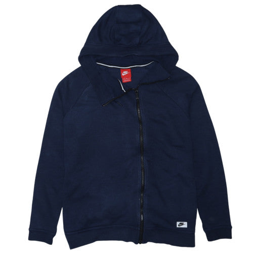 Nike Men's Blue Full Zip Hoodie L Lightweight Sportswear