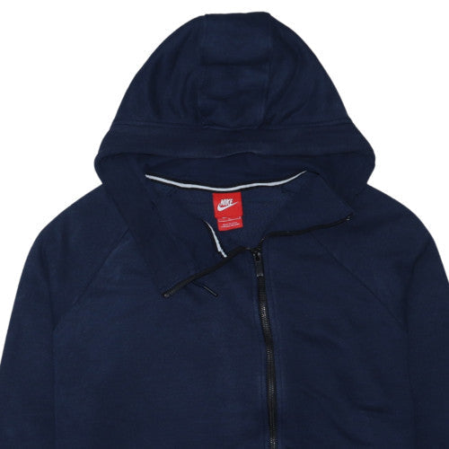 Nike Men's Blue Full Zip Hoodie L Lightweight Sportswear