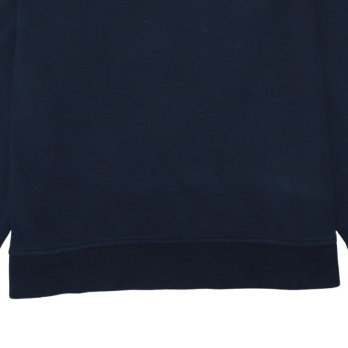 Adidas Men's Blue Crew Neck Pullover Sweatshirt L Sports Fleece