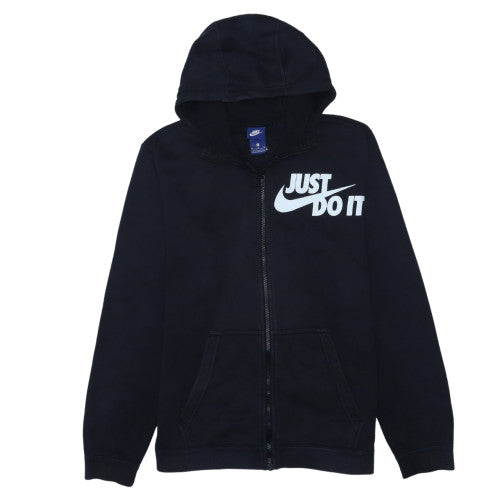 Nike Men's Black Full Zip Hoodie M Sports Fleece Sweatshirt