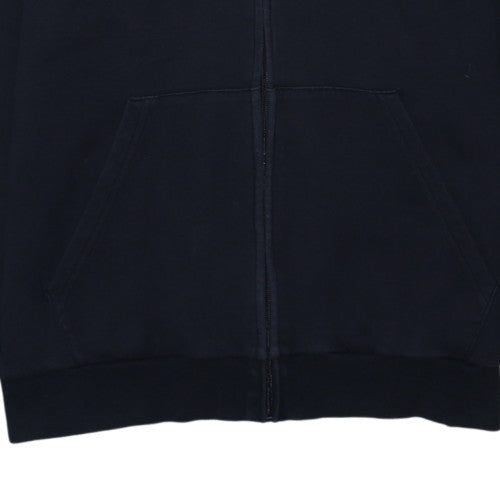 Adidas Men's Black Full Zip Hoodie L Regular Sports Fleece