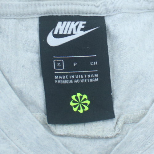 Nike Mens Grey Small Short Sleeve Basic Logo Active T-Shirt