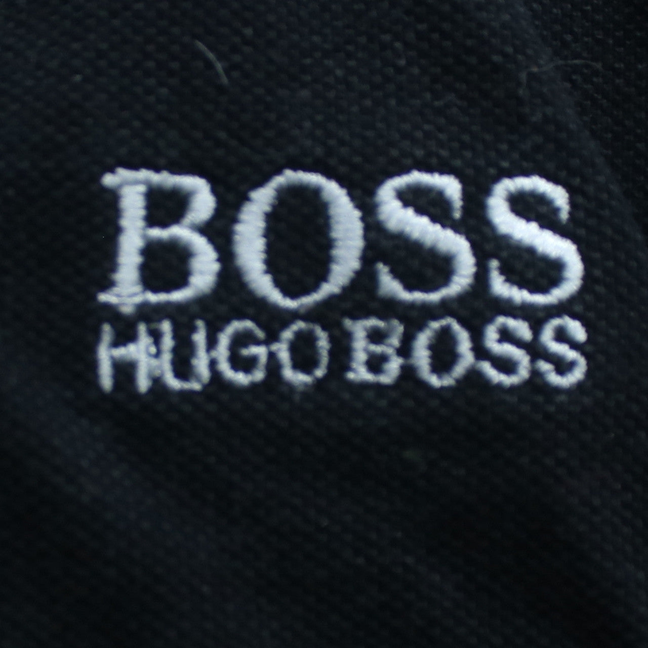 Hugo Boss Men's Black Modern Fit Cotton Polo Shirt Size L