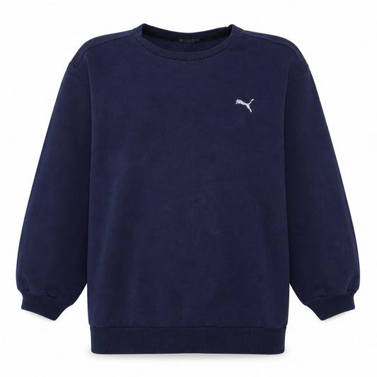 Puma Men's Blue Crew Neck Pullover Sweatshirt Size M