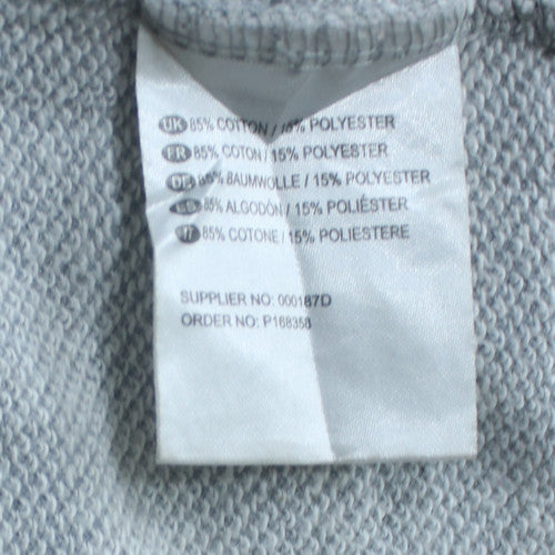 Dickies Mens Grey Crew Neck Pullover Sweatshirt XS