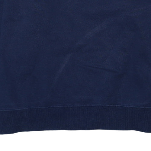 Nike Men's Blue 2XL Embroidered Swoosh Pullover Sweatshirt