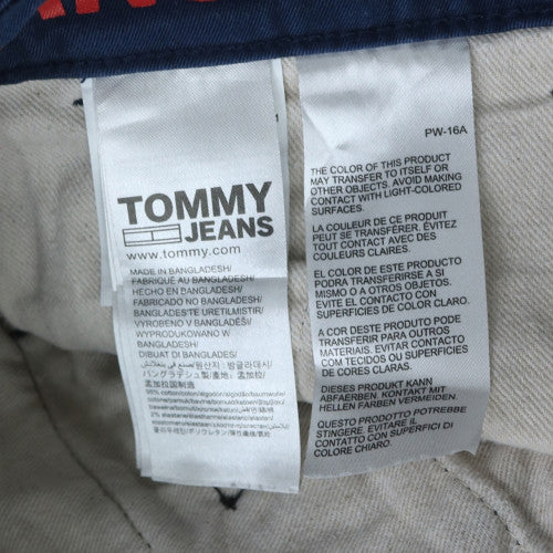 Tommy Jeans Men's Blue Chino Shorts Size 32 Regular Fit Casual