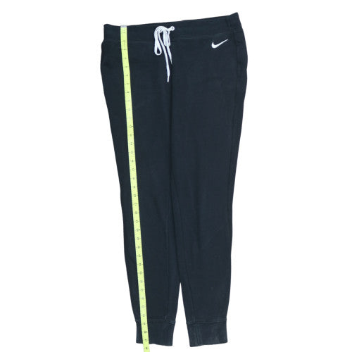 Nike Mens Black Jogger Trousers L Regular Fit Cotton Blend