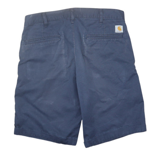 Carhartt Men's Blue Chino Workwear Shorts Size 32 Regular Fit