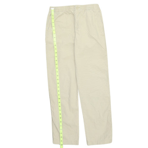 Ralph Lauren Boys Beige Chino Trousers Age 14 Elastic Waist