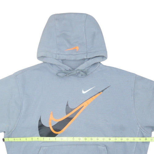 Nike Men’s Blue Pullover Hoodie M Graphic Logo Sportswear
