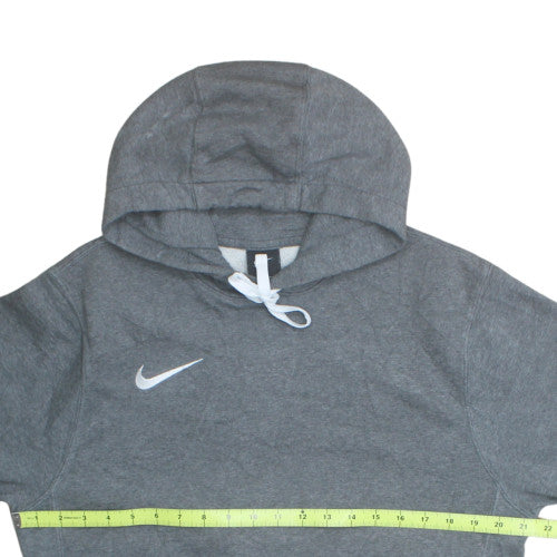 Nike Men's Grey Pullover Hoodie Size S Fleece Logo Sportswear