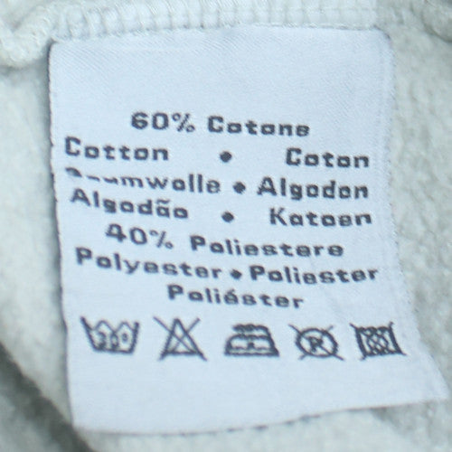 Kappa Men's White Medium Pullover Sweatshirt Logo Sportswear Vintage