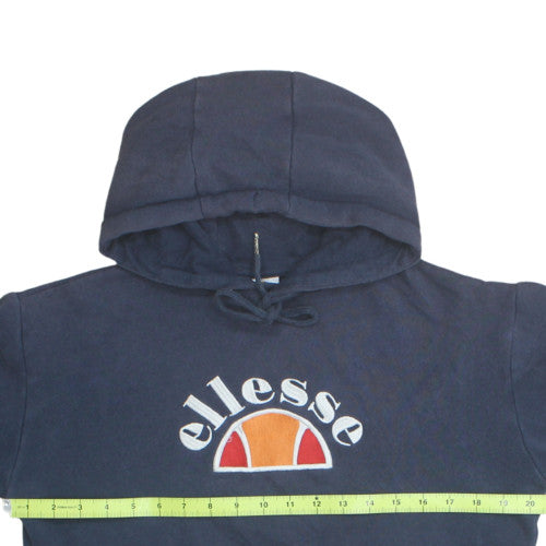 Ellesse Mens Blue XS Pullover Hoodie with Logo Design