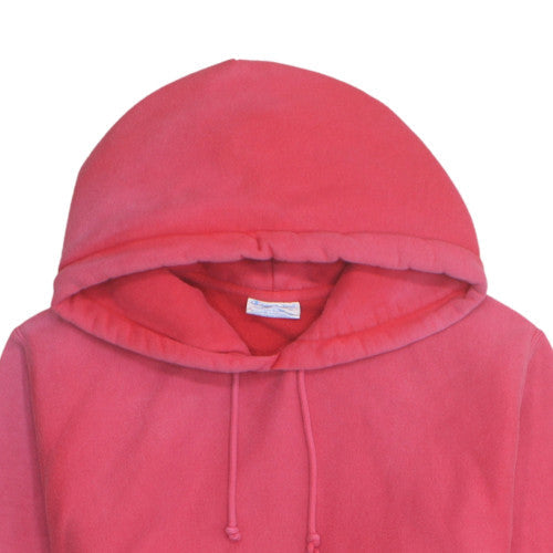 Champion Womens Red Reverse Weave Hoodie M Cotton Blend Pullover