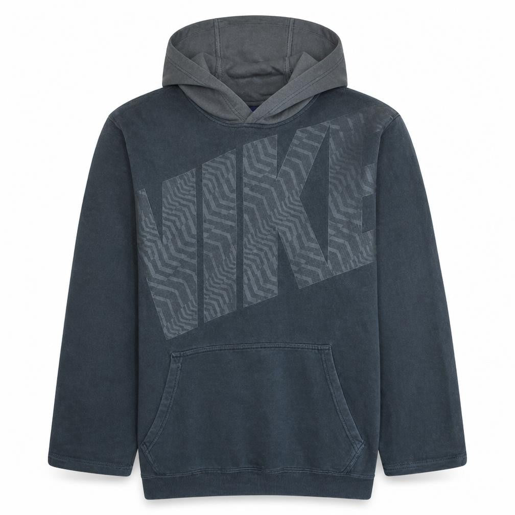 Nike Men's Black Pullover Hoodie L Graphic Print Fleece