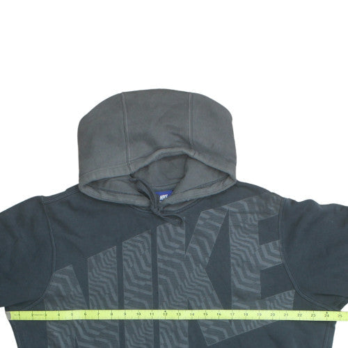 Nike Men's Black Pullover Hoodie L Graphic Print Fleece