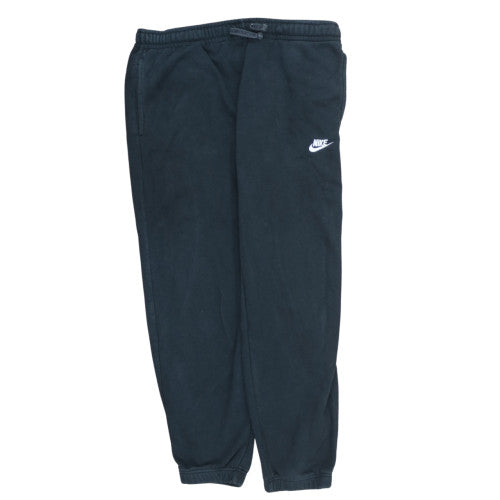 Nike Men's Black Cotton Fleece Sweatpants M Regular Fit
