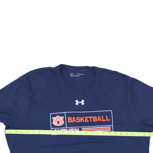 Under Armour Men's Navy Auburn Basketball Graphic T-Shirt Size XL