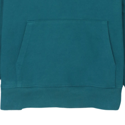 The North Face Womens Teal Pullover Hoodie Size M Cotton Blend