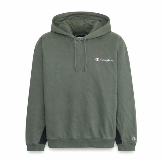 Champion Men's Green XL Pullover Logo Fleece Hoodie