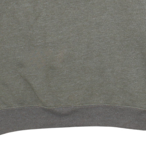 Hard Rock Cafe Men Green L Pullover Sweatshirt Crew Neck Fleece