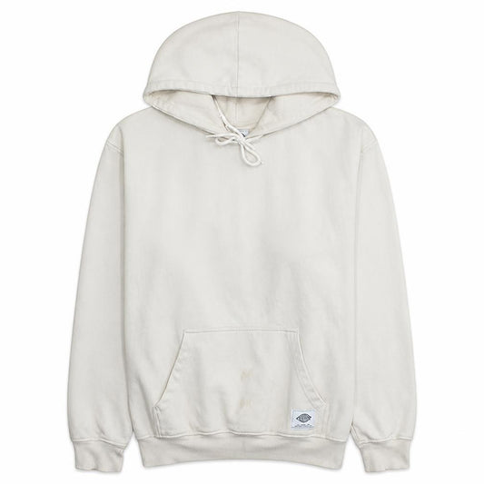 Dickies Womens Ivory Pullover Hoodie Large Fleece Lined