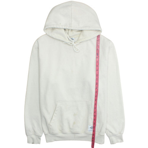 Dickies Womens Ivory Pullover Hoodie Large Fleece Lined