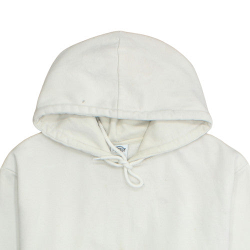 Dickies Womens Ivory Pullover Hoodie Large Fleece Lined