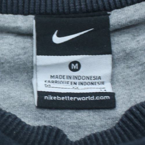 Nike Womens Black Cotton Blend Pullover Sweatshirt M