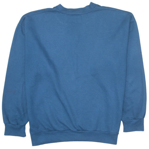 Reebok Men's Blue Pullover Sweatshirt M Crew Neck Vintage Sportswear
