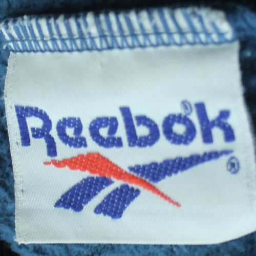 Reebok Men's Blue Pullover Sweatshirt M Crew Neck Vintage Sportswear