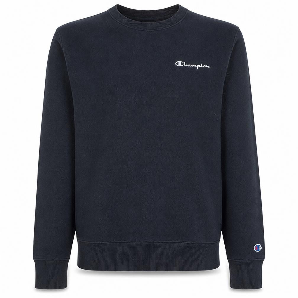 Champion Men's Black Small Pullover Crew Neck Sweatshirt