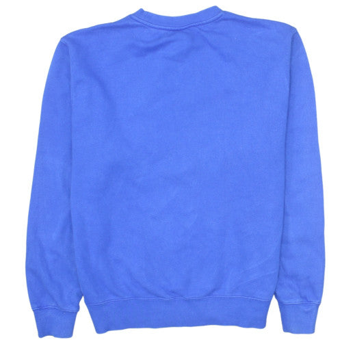 Nike Men's Blue Crew Neck Fleece Sweatshirt M Pullover