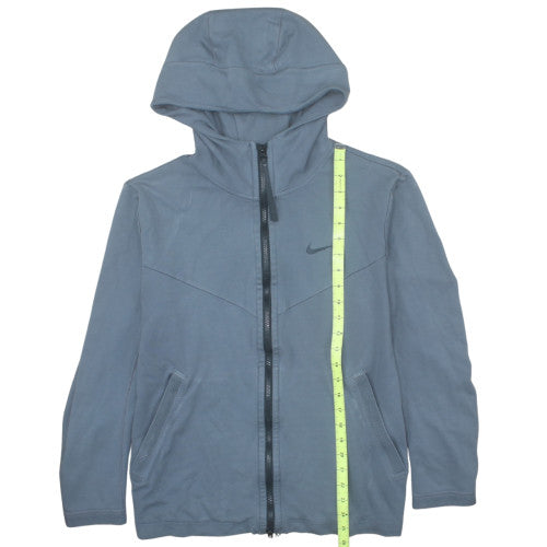 Nike Men's Blue Full Zip Lightweight Hoodie Size M