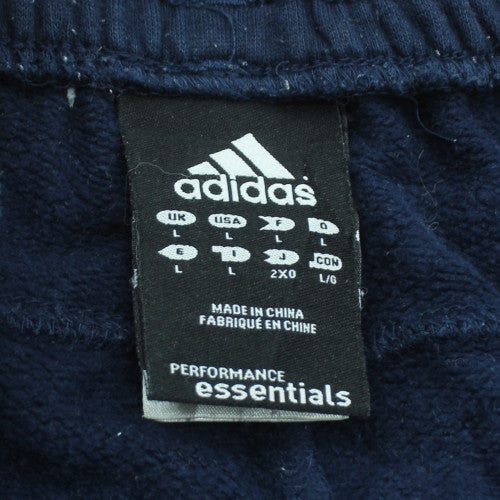 Adidas Mens Blue Sweatpants L Fleece Performance Essentials