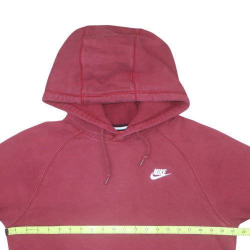 Nike Men’s Red Pullover Fleece Hoodie Sweatshirt Size M