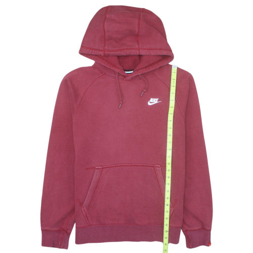 Nike Men’s Red Pullover Fleece Hoodie Sweatshirt Size M