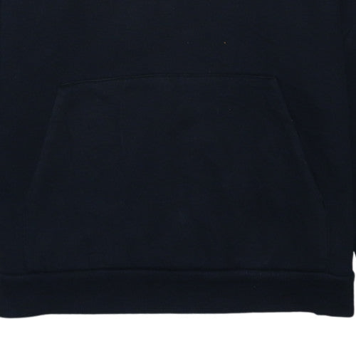Lonsdale Men's Black Pullover Hoodie M Sports Graphic Print