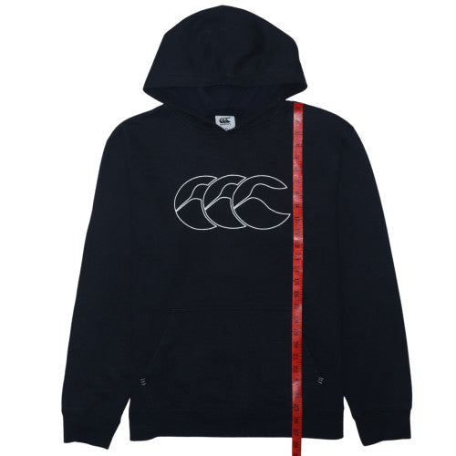 Canterbury Mens Black XL Pullover Hoodie Rugby Sportswear