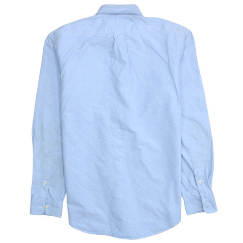 Ralph Lauren Men’s Blue Cotton Long Sleeve Button-Up Shirt Size M