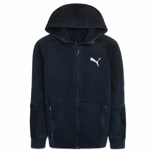Puma Men's Black Small Full Zip Hooded Sweatshirt