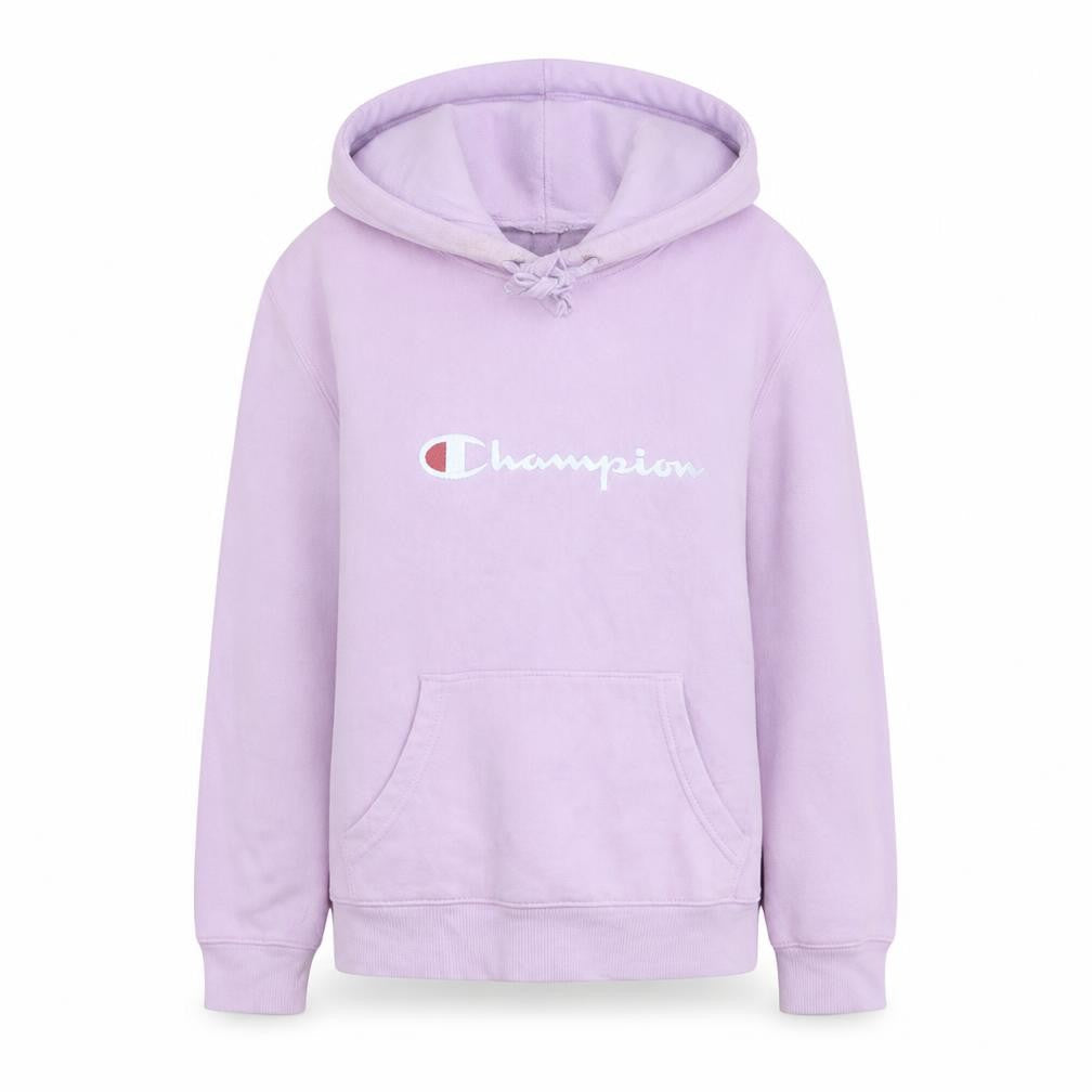 Champion Women's Pink Hoodie Small Pullover Logo Sweatshirt