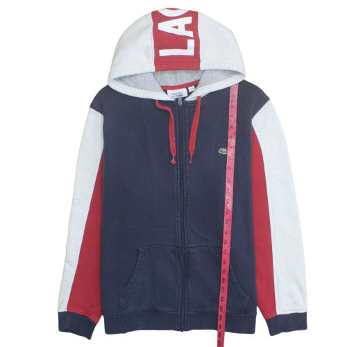 Lacoste Sport Mens Multicoloured Full Zip Hoodie Size XL