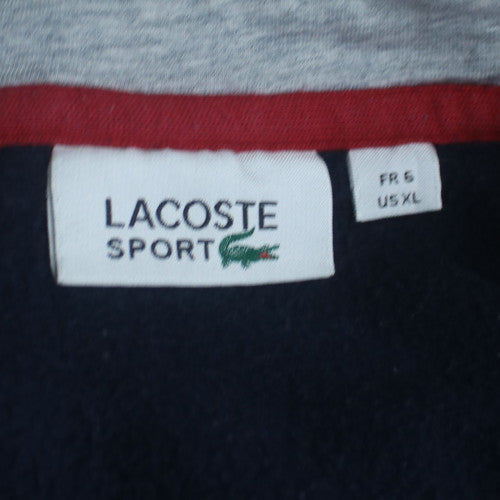 Lacoste Sport Mens Multicoloured Full Zip Hoodie Size XL