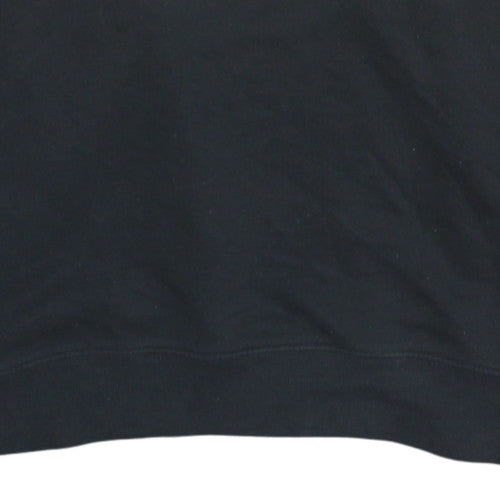 Lonsdale London Black Womens Sweatshirt Size 12 Crew Neck Pullover