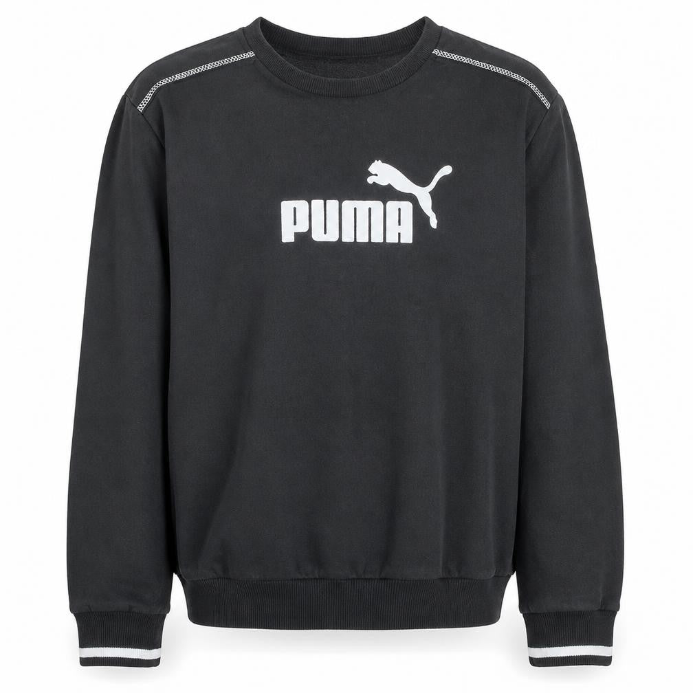 Puma Mens Black XL Pullover Crew Neck Sweatshirt
