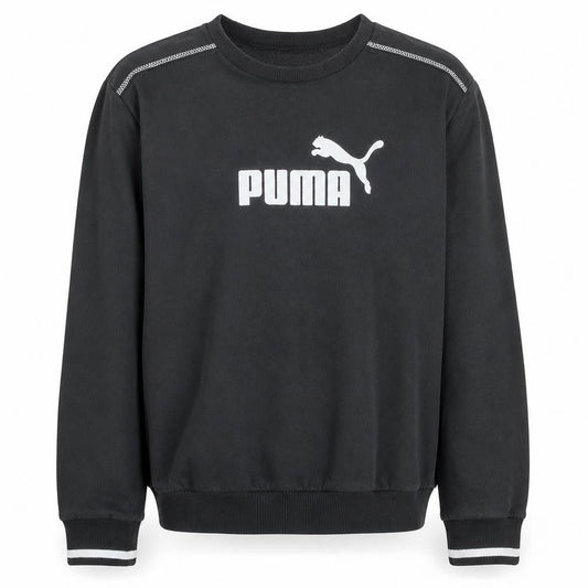 Puma Mens Black XL Pullover Crew Neck Sweatshirt