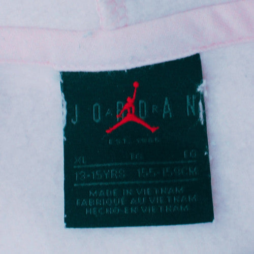 Jordan Girls Pink Hoodie XL 13-15 Years Pullover Graphic Hooded Sweatshirt