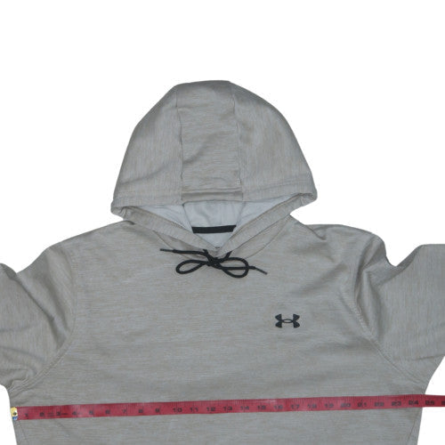 Under Armour Men's Beige ColdGear Pullover Hoodie Size L